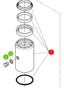 Đầu xilanh xe Still FMX