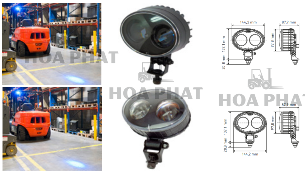 Đèn chiếu điểm xe nâng STILL FMX