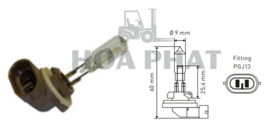Đèn xe nâng DOOSAN không sáng